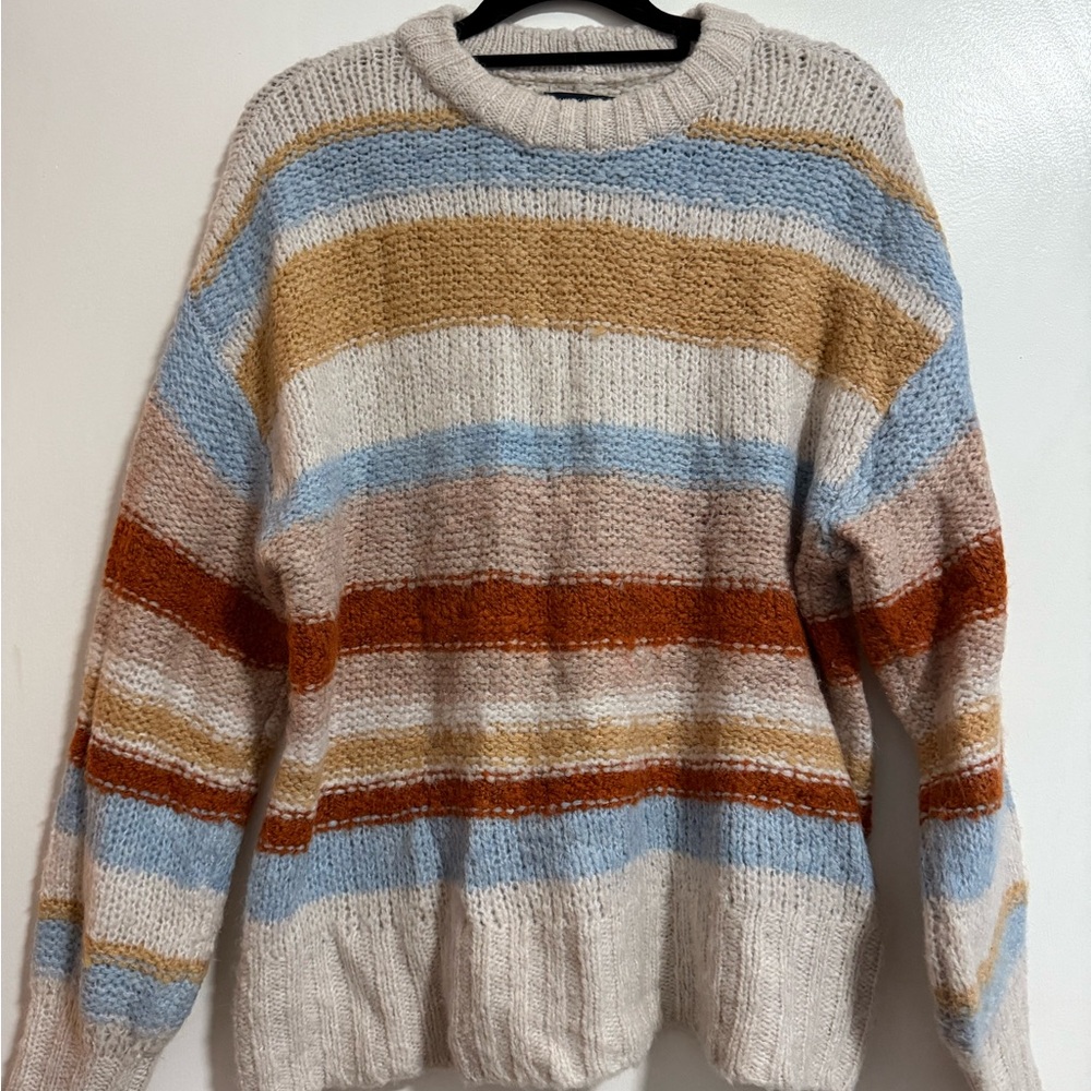 American Eagle Outfitters Cream Knit Sweater